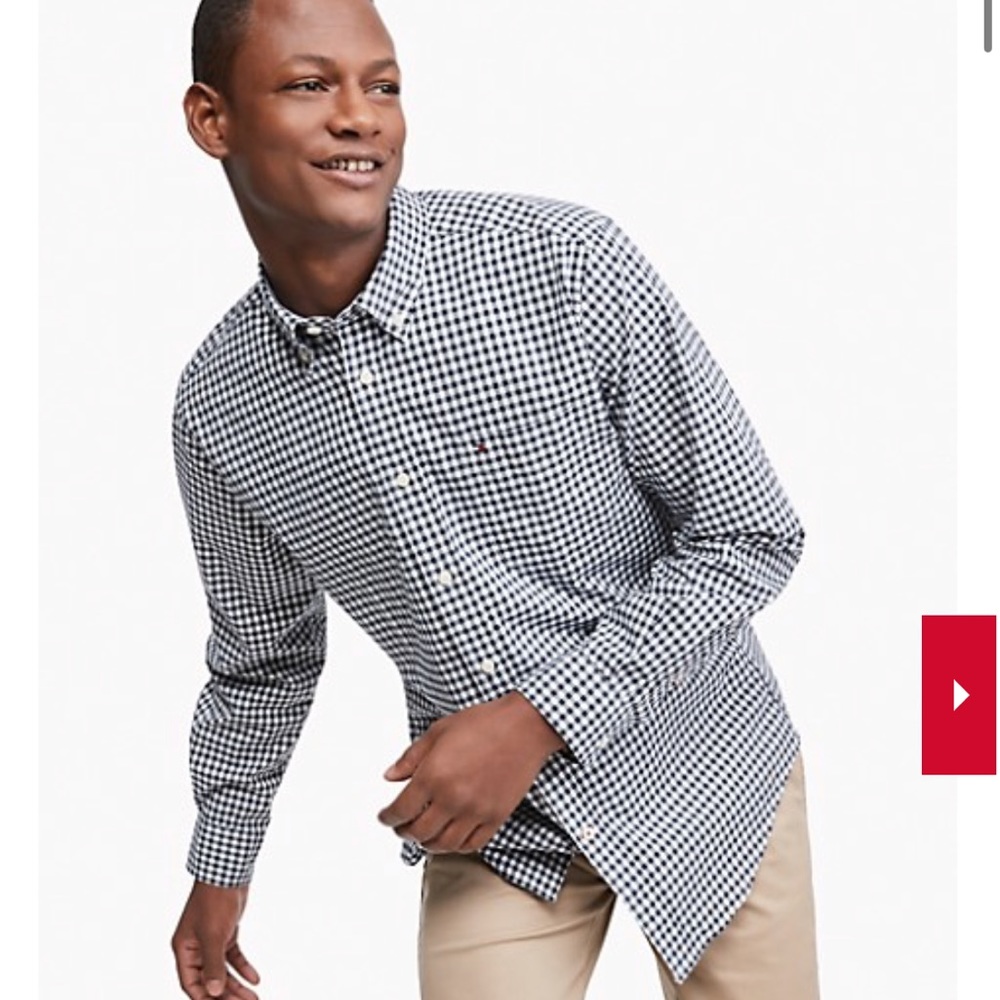 TOMMY HILFIGER 
CLASSIC FIT ESSENTIAL STRETCH SHIRT